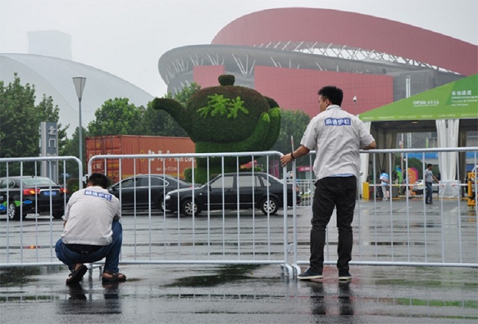 bsports市政护栏用于2014南京青奥会